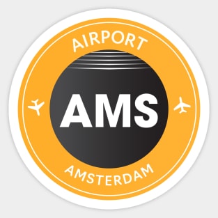 Amsterdam Europe Sticker